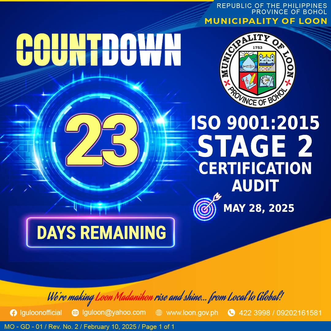 Countdown for Stage 2 Certification Audit for ISO 9001:2015 Standards